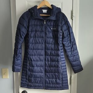 Columbia Women's Dark Blue Puffer Coat